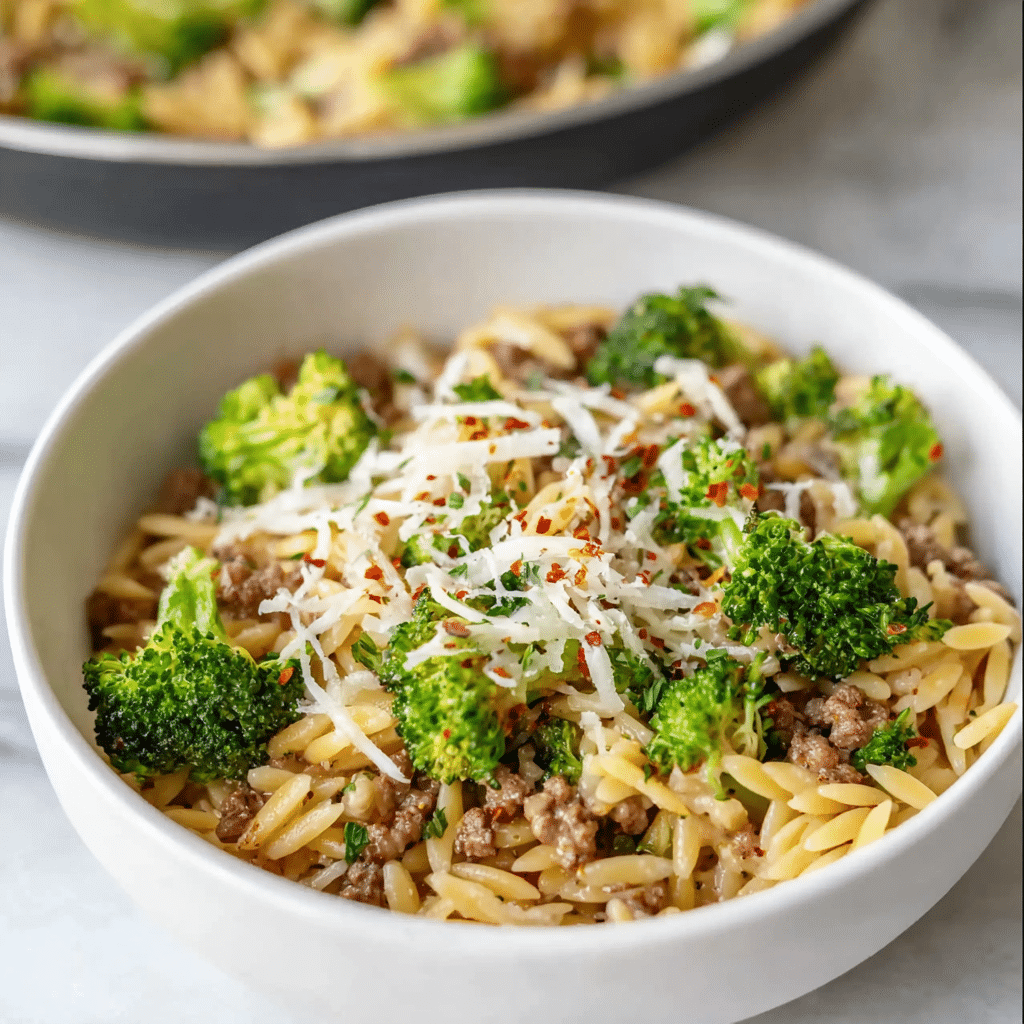 orzo and zucchini to complete the meal! Recipe - Recipe Image