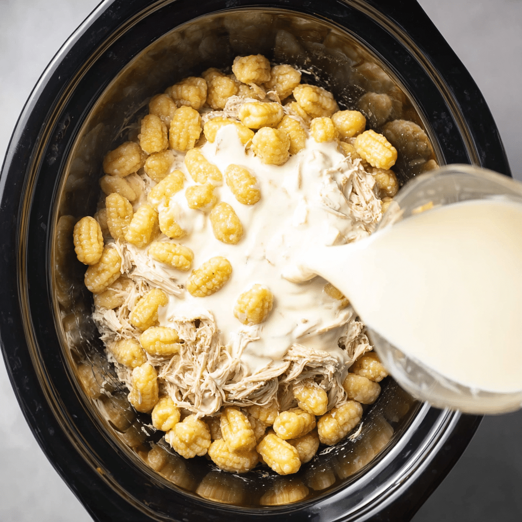 Slow Cooker Chicken Gnocchi Soup (Olive Garden Copycat) Recipe - Recipe Image