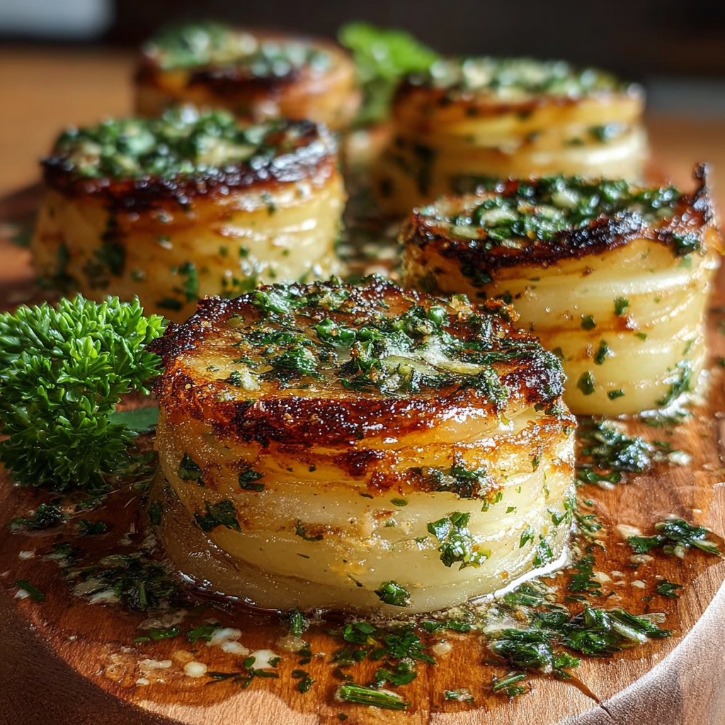 Elegant RoastePotato Stacks to Impress! Recipe - Recipe Image