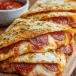 Pepperoni Cheese Pizza Quesadillas Recipe