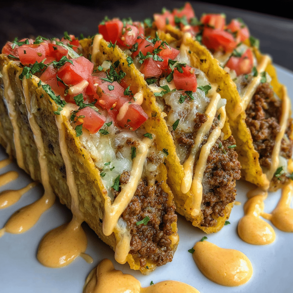 Loaded Taco Creamy Cheese Sauce Recipe - Recipe Image