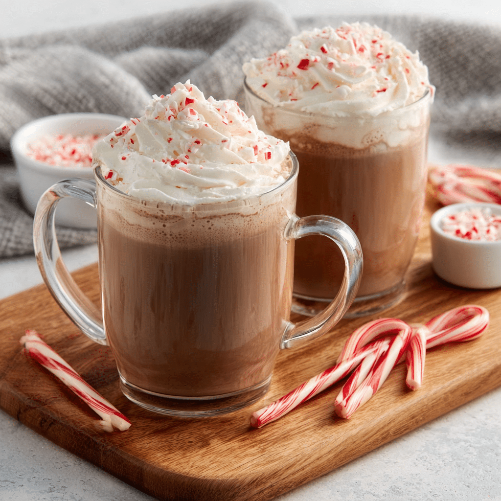 Crockpot Peppermint Hot Chocolate Recipe - Recipe Image