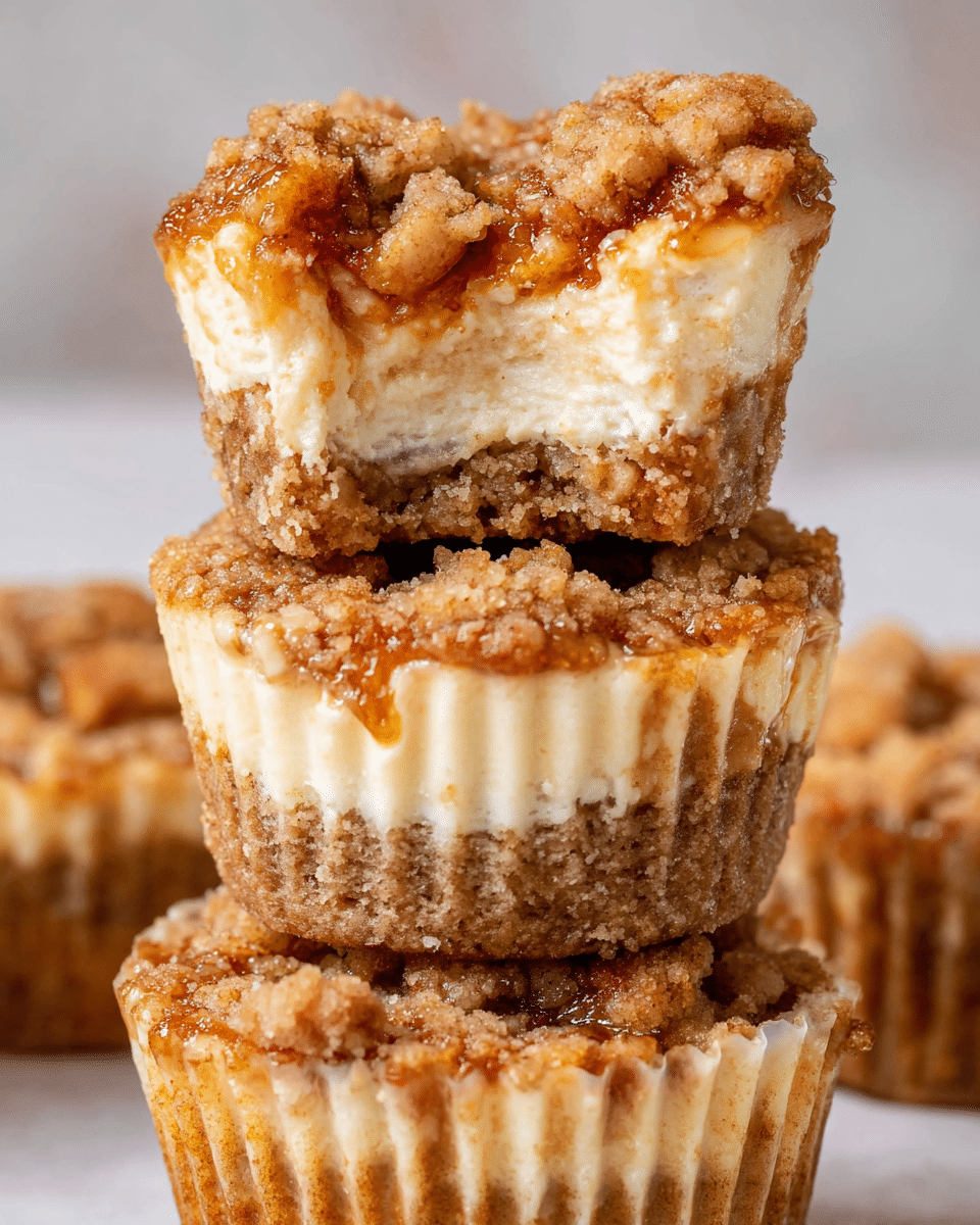 Apple Crisp Cheesecake Bites Recipe