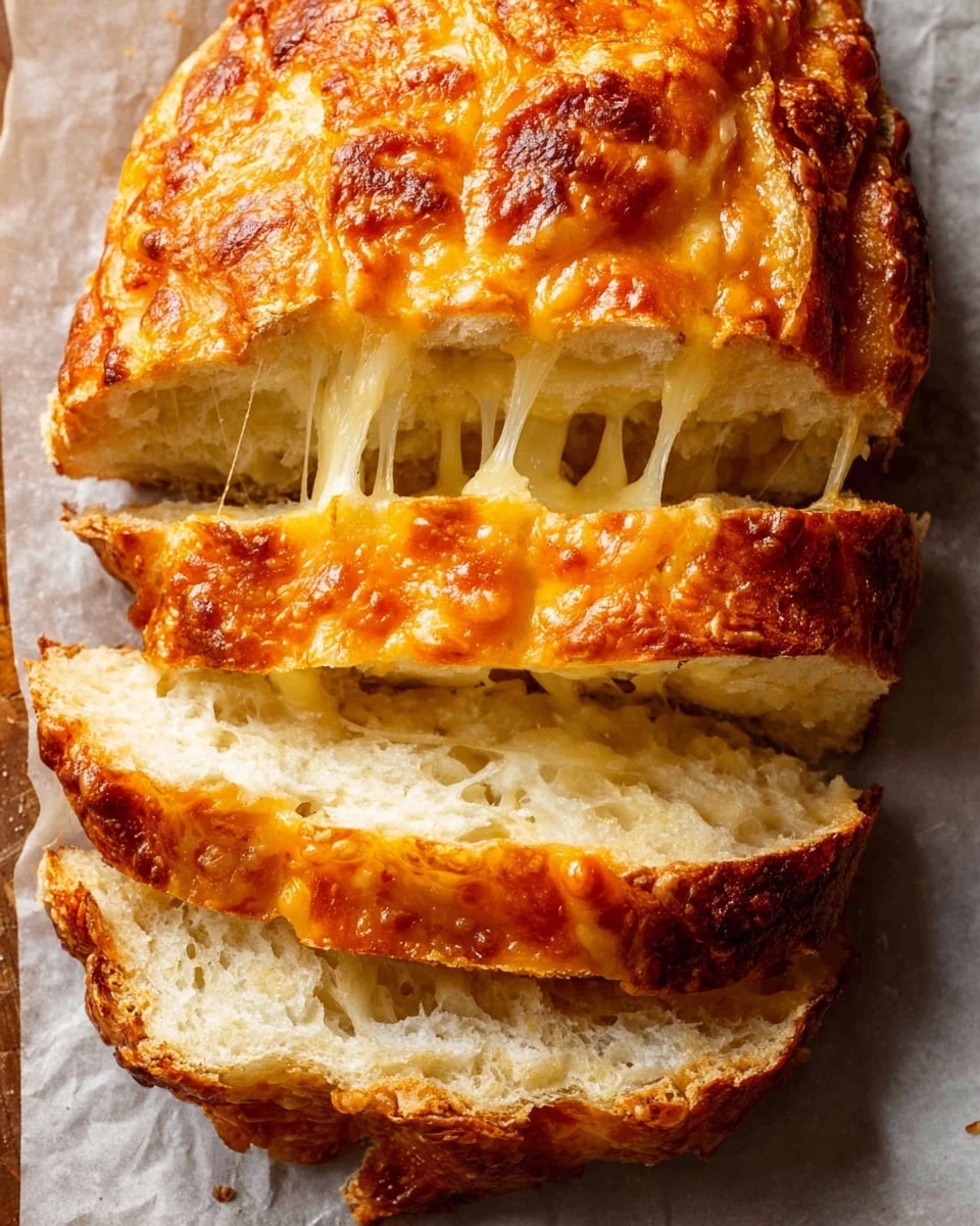 Cheese bread (no knead!) Recipe