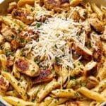 Garlic Parmesan Chicken and Pasta Recipe