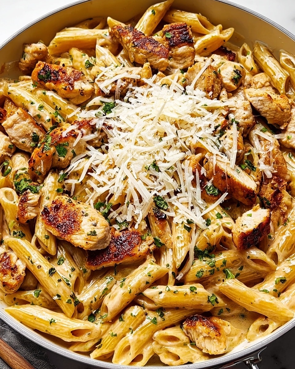 Garlic Parmesan Chicken and Pasta Recipe