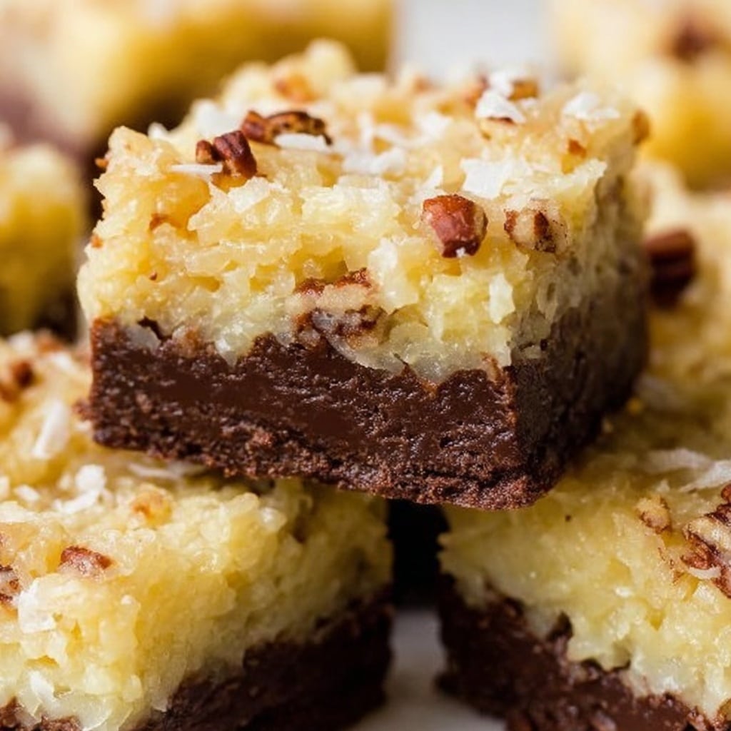 German Chocolate with Coconut & Walnuts) Recipe - Recipe Image