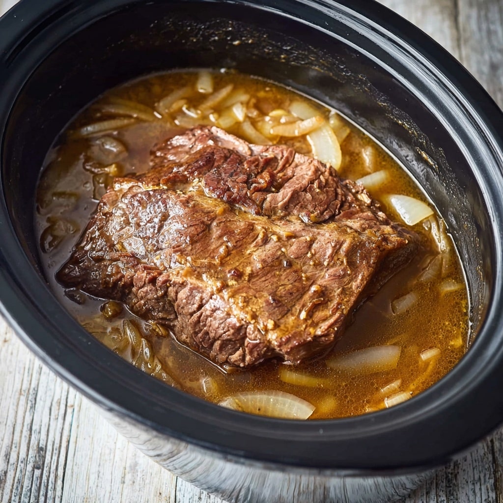 Crock Pot French Dip Sandwiches Recipe - Recipe Image