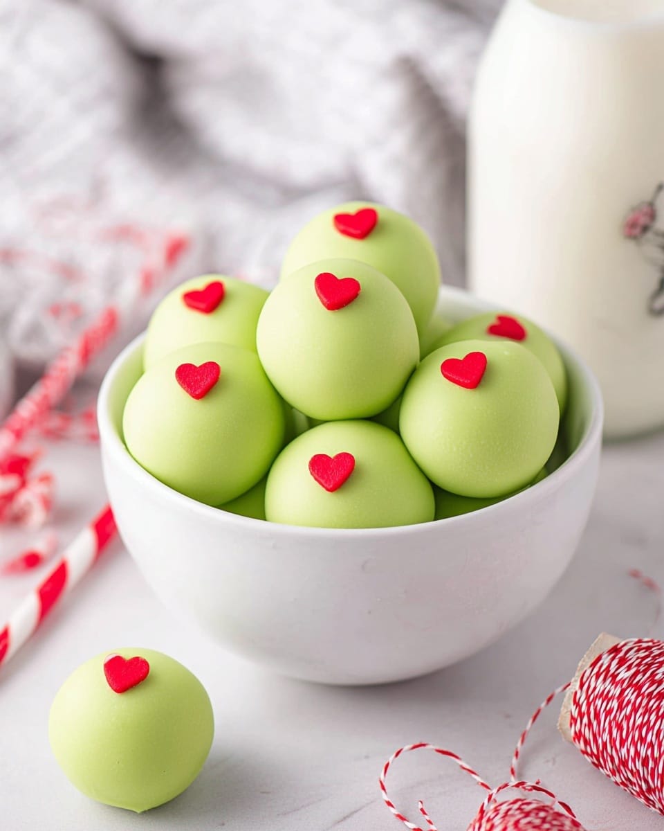 Grinch Truffles Recipe