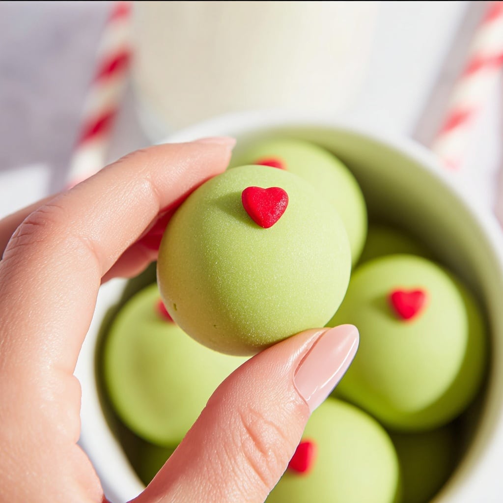 Grinch Truffles Recipe - Recipe Image