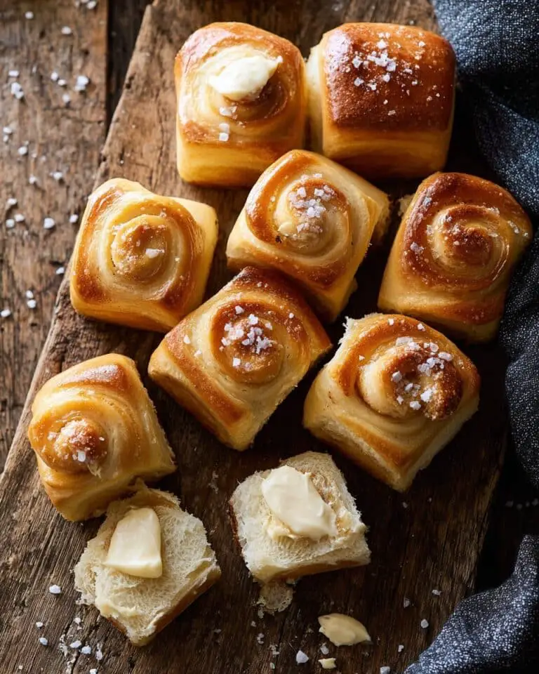 Salted Honey Butter Parker House Rolls Recipe