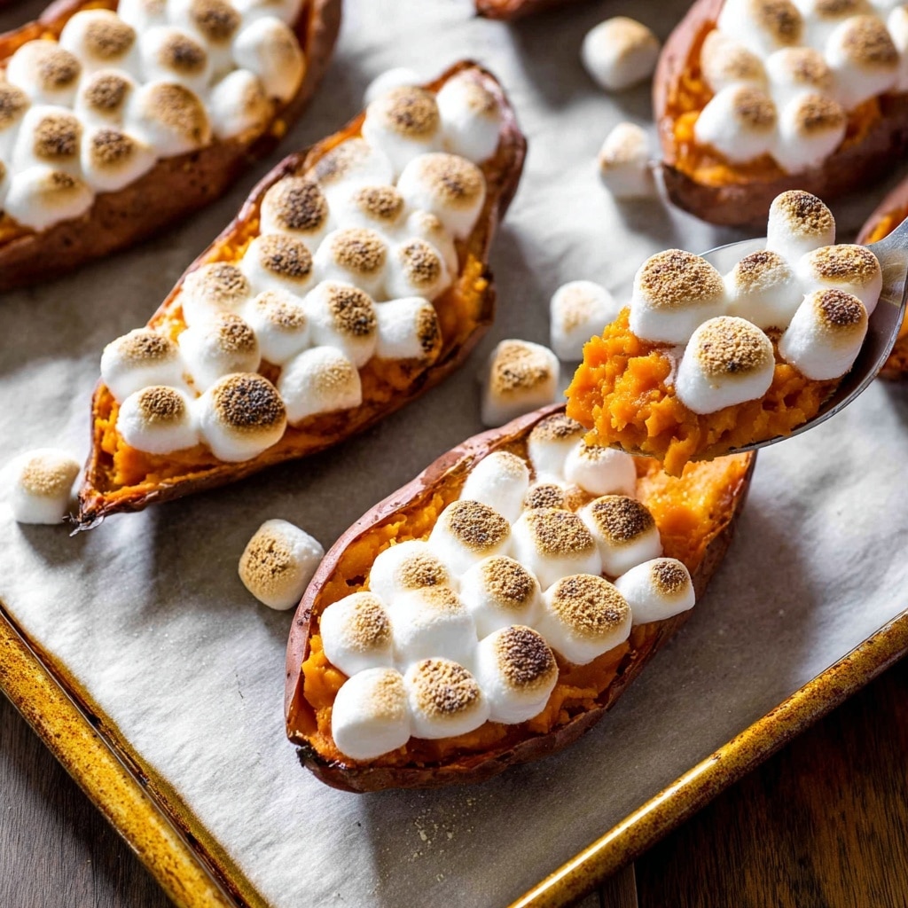 Twice Baked Sweet Potatoes Recipe - Recipe Image