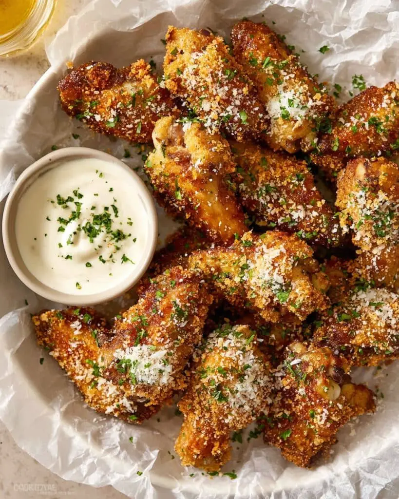 Garlic Parmesan Wings Recipe
