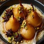 Honey-Spiced Pear Oatmeal with Pistachios Recipe