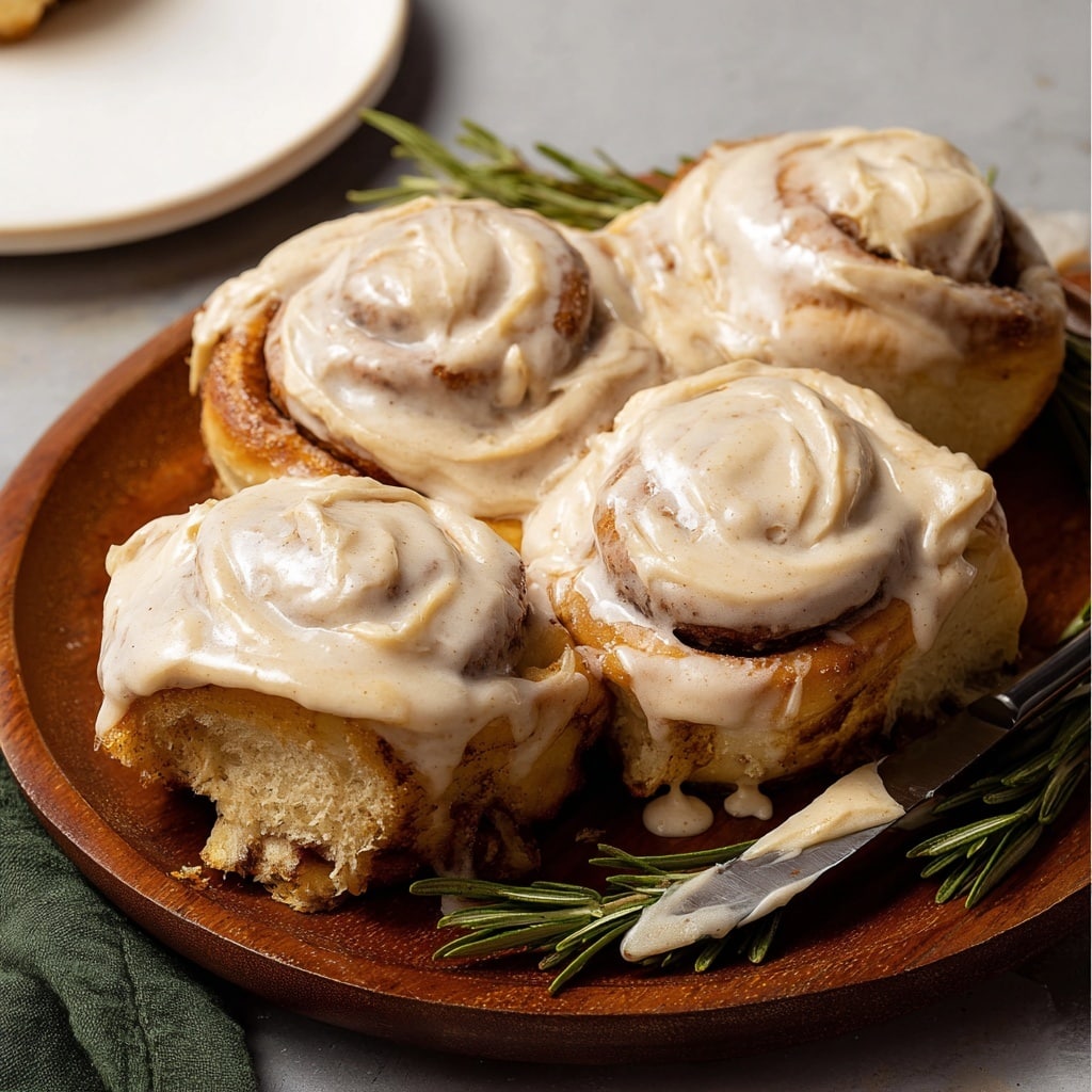 Vegan Chai Latte Cinnamon Rolls Recipe - Recipe Image