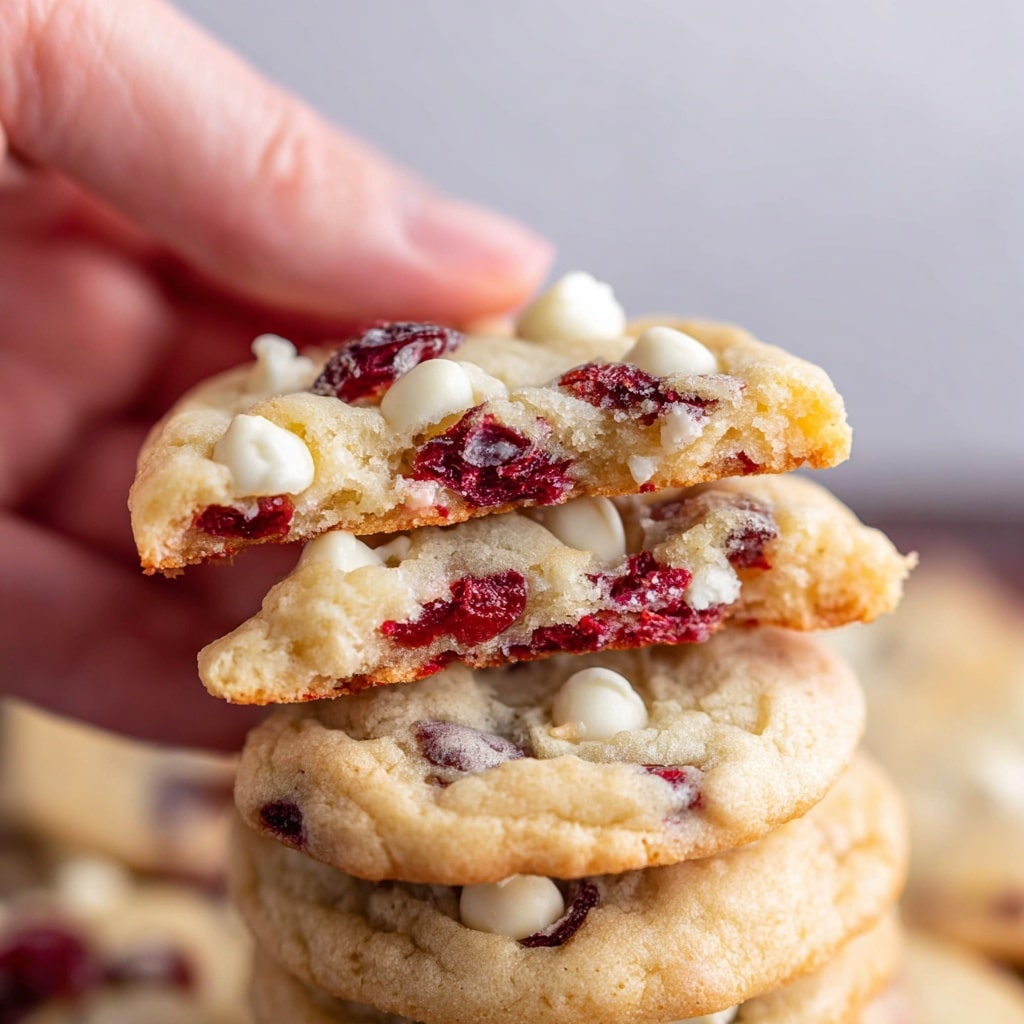 White Chocolate Cranberry Cookies Recipe - Recipe Image