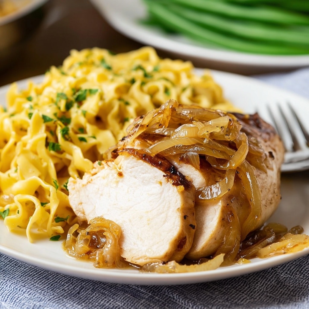 Crock Pot French Onion Chicken Recipe - Recipe Image