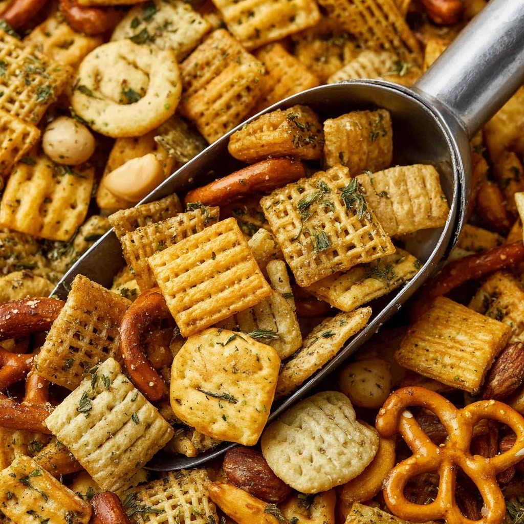 Dill Pickle Chex Mix Recipe - Recipe Image