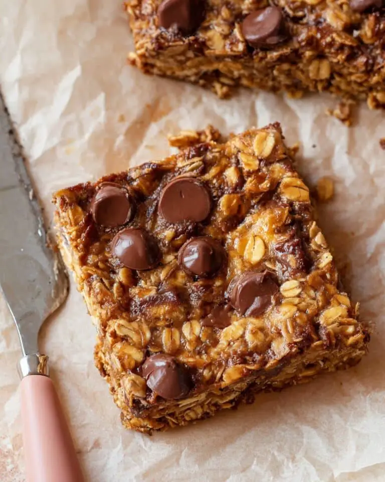 Banana Oatmeal Bars Recipe