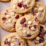 White Chocolate Cranberry Cookies Recipe