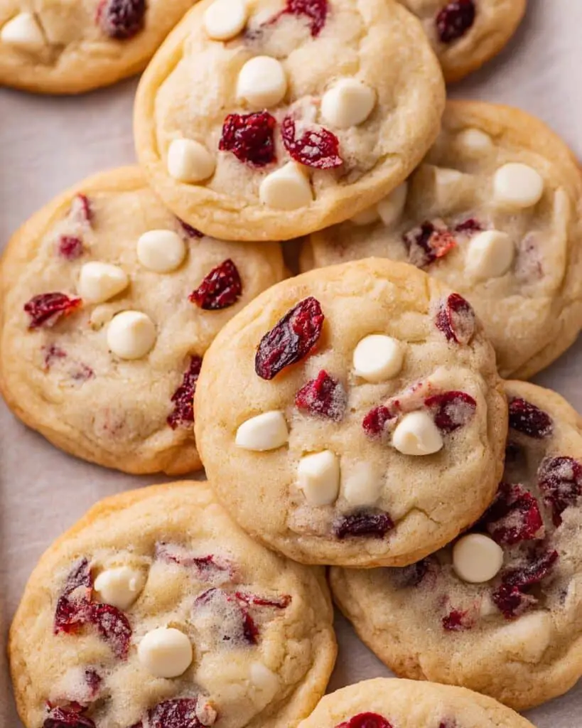 White Chocolate Cranberry Cookies Recipe
