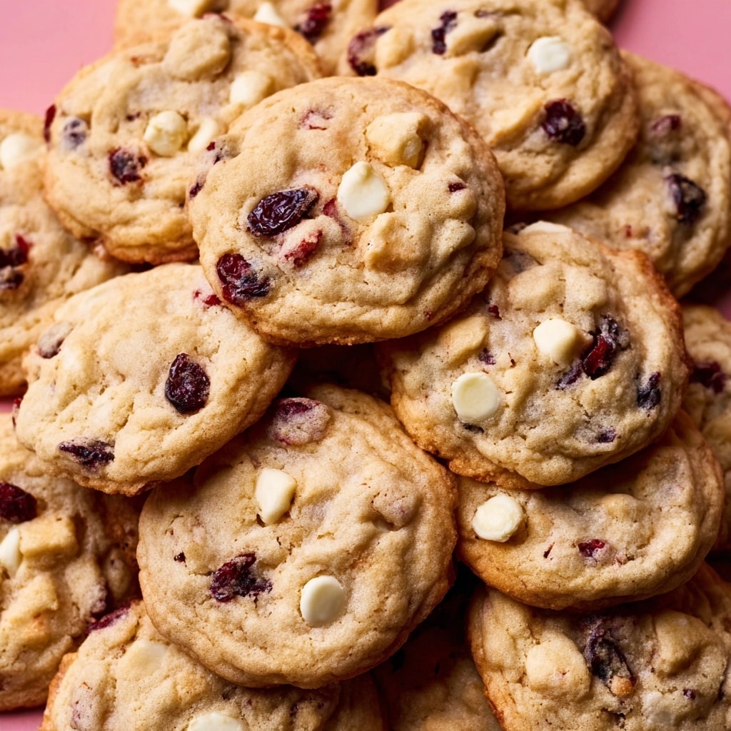 White Chocolate Cranberry Cookies Recipe - Recipe Image