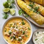 Easy Mexican Street Corn Soup Recipe