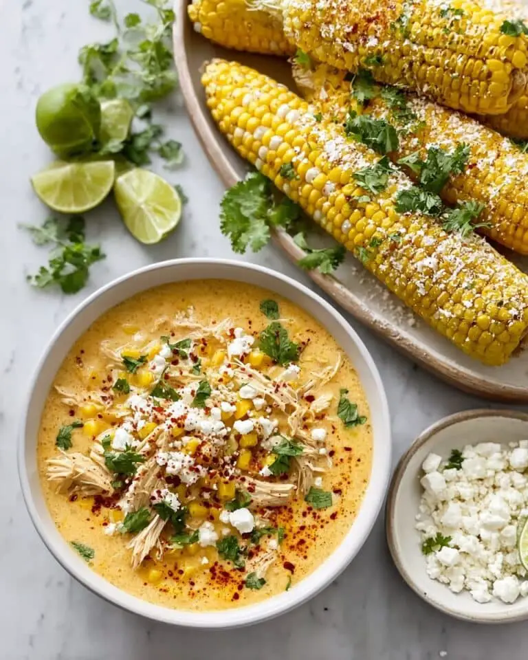 Easy Mexican Street Corn Soup Recipe