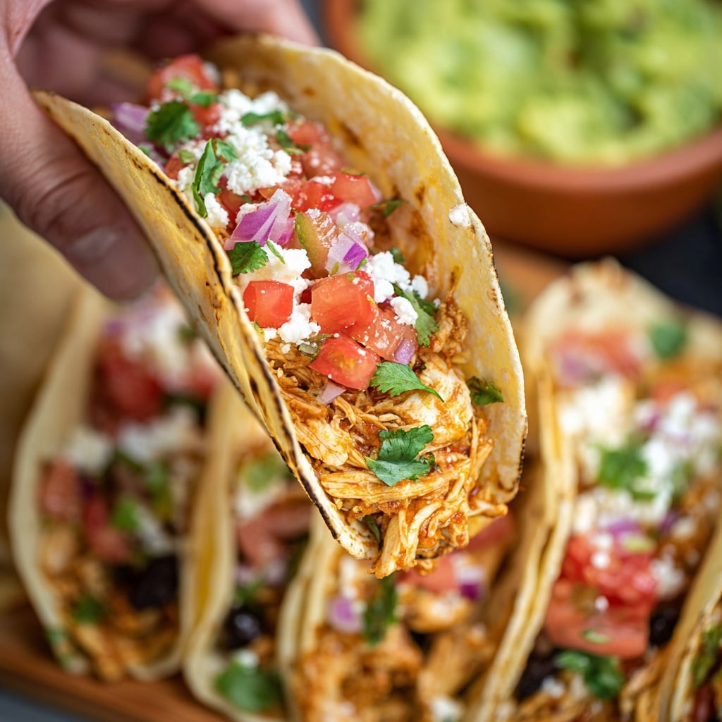 Crockpot Chicken Tacos Recipe - Recipe Image