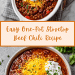 best ground beef stovetop chili Recipe