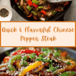 Sizzling Chinese Pepper Steak with Onions Recipe