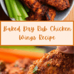 Baked Dry Rub Chicken Wings Recipe