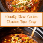 Slow Cooker Chicken Taco Soup Recipe