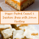 Carrot and Zucchini Bars with Lemon Cream Cheese Frosting Recipe