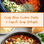 Slow Cooker Pasta e Fagioli Soup Recipe