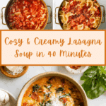 Easy Creamy Lasagna Soup Recipe
