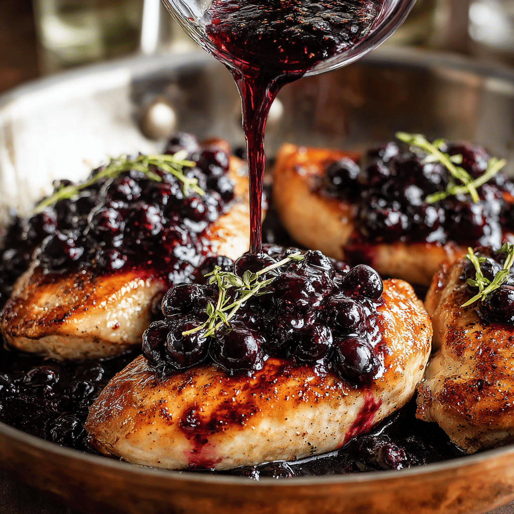 BLUEBERRY THYME CHICKEN Recipe - Recipe Image
