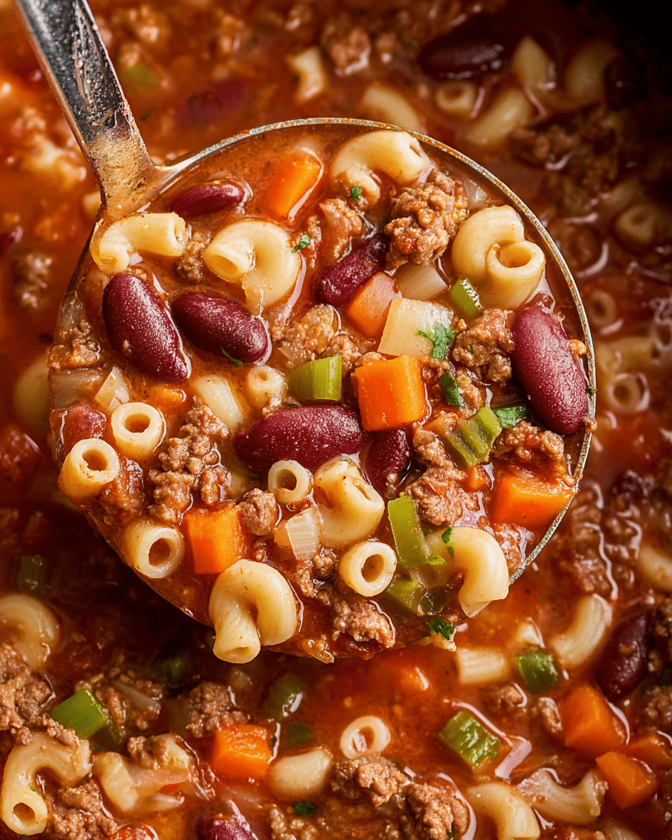 Slow Cooker Pasta e Fagioli Soup Recipe