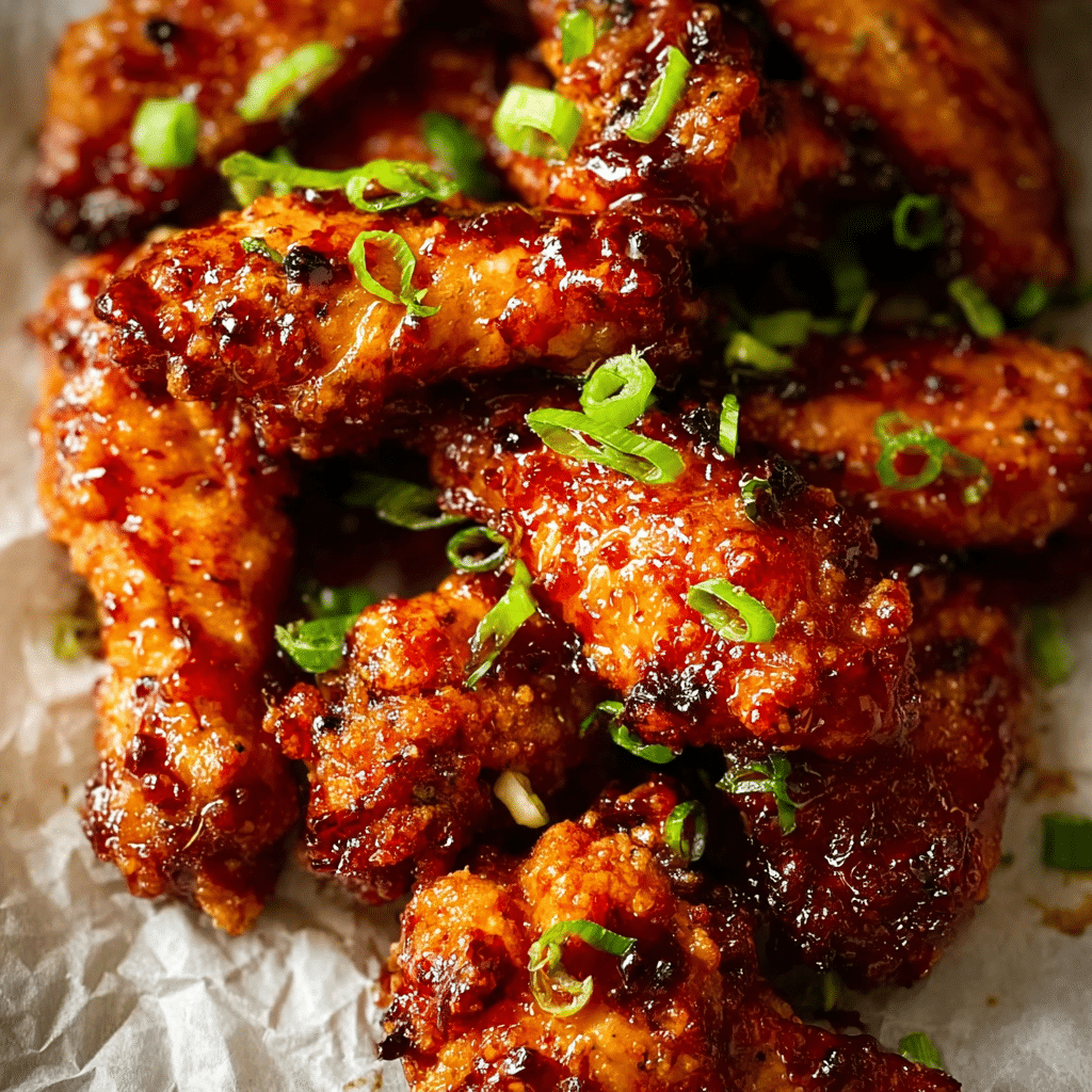 Sticky AND Crispy Asian Chicken Wings Recipe - Recipe Image