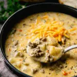 Cheeseburger Soup with Velveeta Recipe