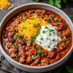 best ground beef stovetop chili Recipe