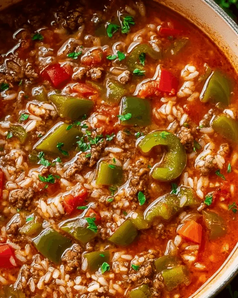 Easy Stuffed Pepper Soup Recipe