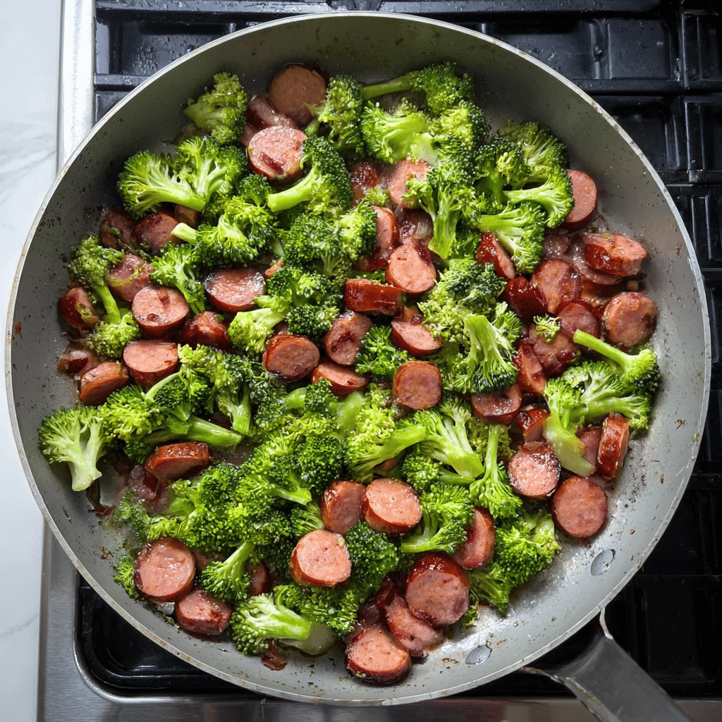 Chicken Sausage and Broccoli Orzo Recipe - Recipe Image