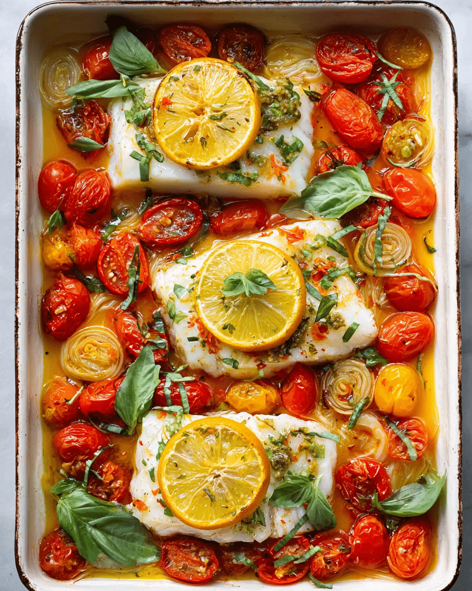 Mediterranean Baked Cod Recipe