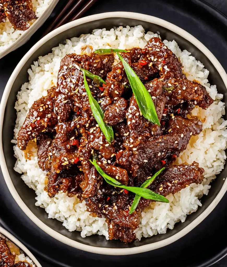 Mongolian Beef Recipe