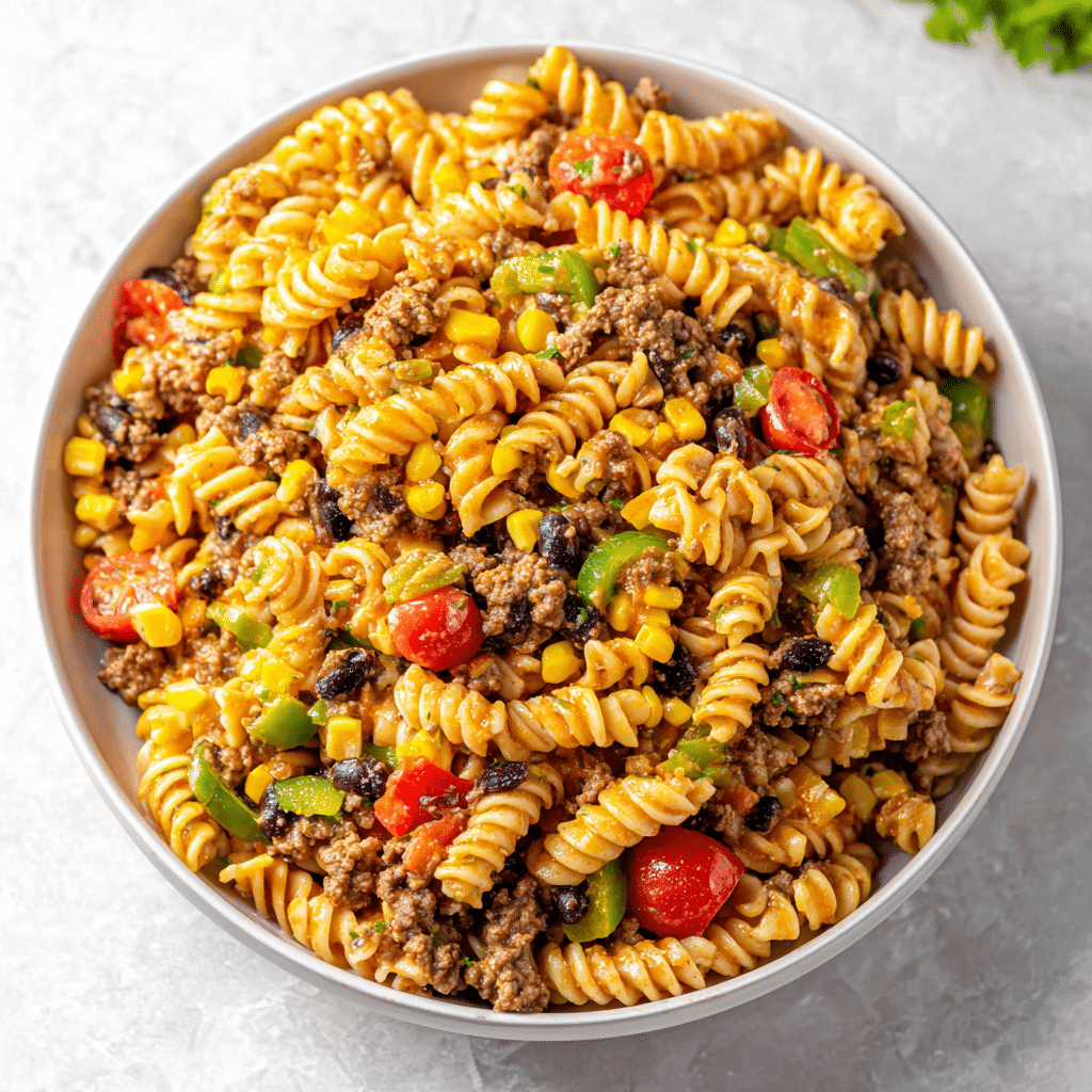 Cowboy Pasta Salad Recipe - Recipe Image