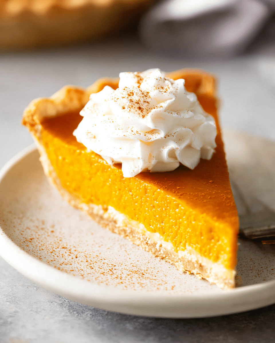 Pumpkin Pie Recipe