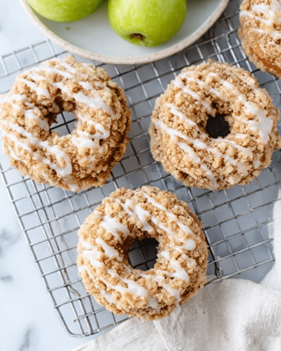 Easy Baked Apple Crumb Donuts Recipe