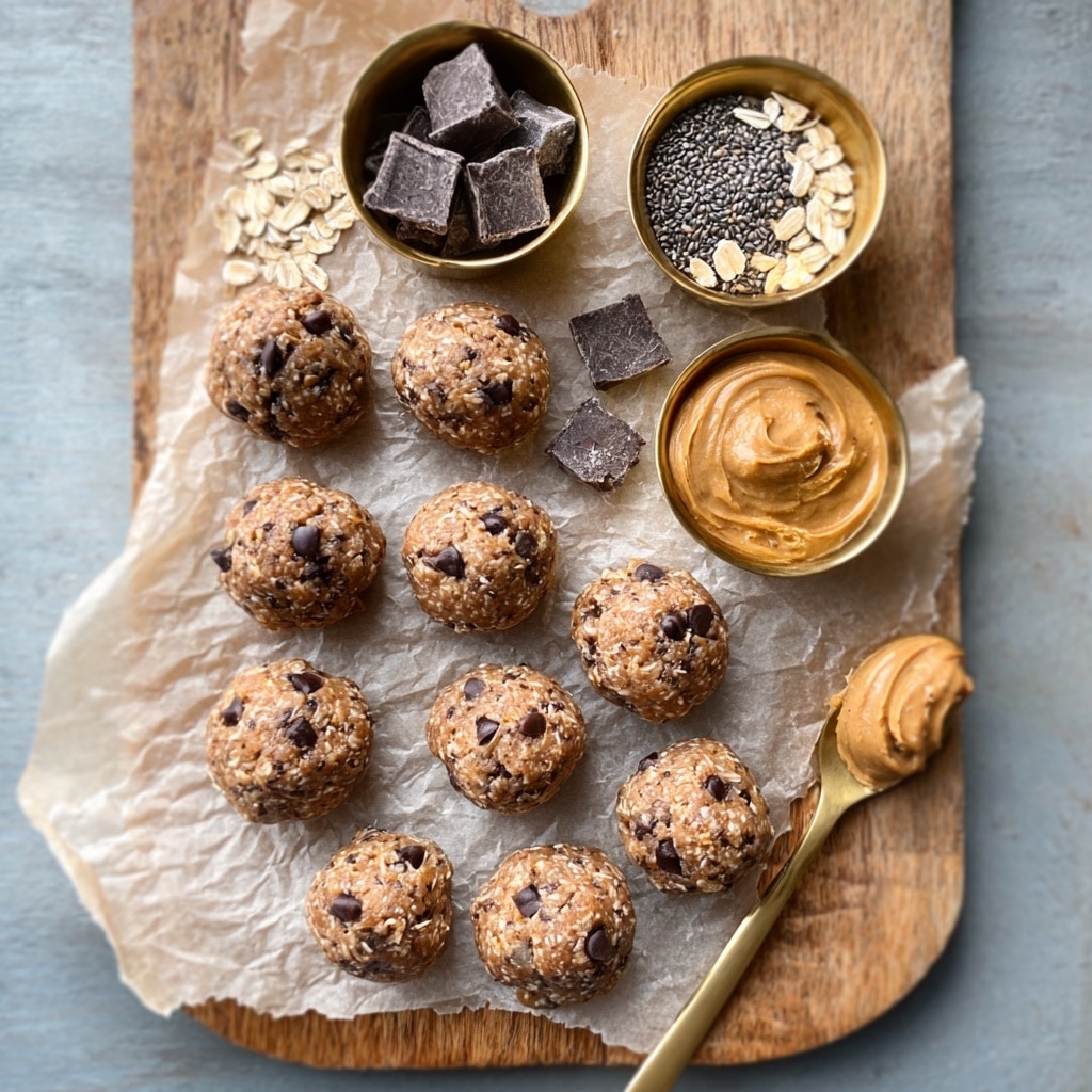 Mint Chocolate Chip Protein Balls Recipe - Recipe Image