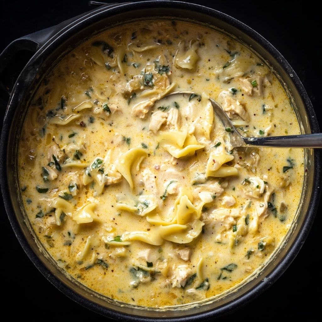 White Chicken Lasagna Soup Recipe - Recipe Image